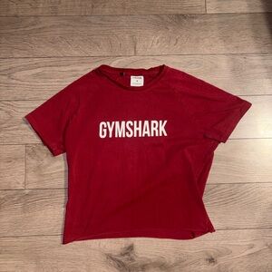 Gymshark Red Apollo Crop Top